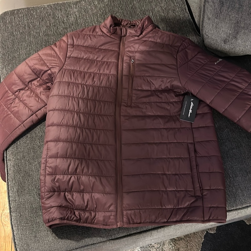 Dark Maroon Eddie Bauer coat